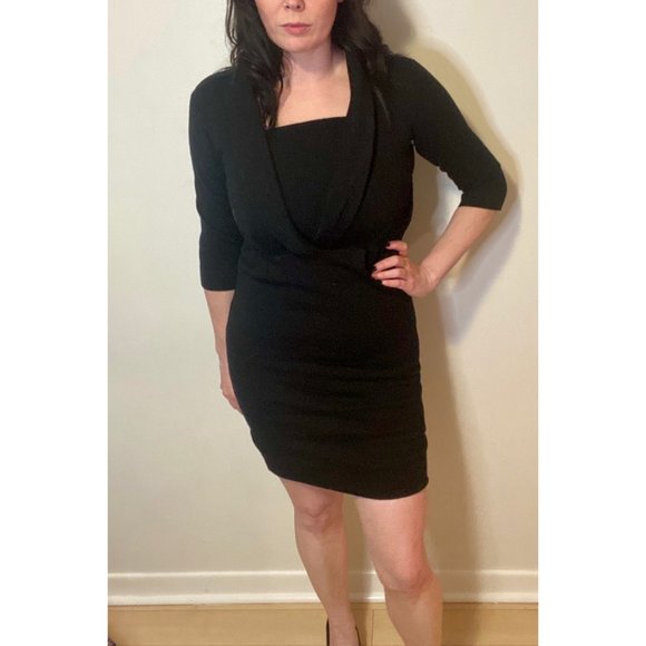 Vintage Wool Pencil Dress - Picture 2 of 2